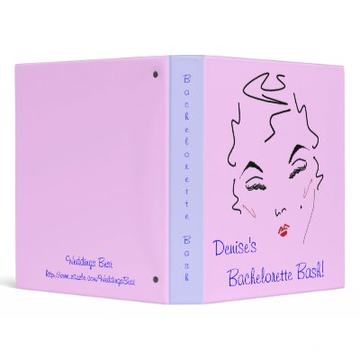 Bachelorette Bash III 3 Ring Binders by WeddingsBest