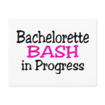 Bachelorette Bash In Progress Postcards