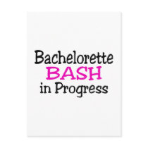 Bachelorette Bash In Progress Postcards