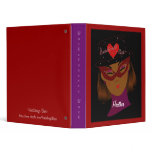 Bachelorette Bash Silhouette II 3 Ring Binder