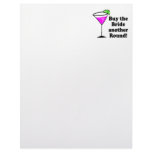 Bachelorette Buy the Bride a Round Letterhead Template