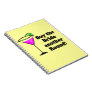 Bachelorette Buy the Bride a Round Spiral Notebook