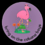 Bachelorette Flamingo/Cabana Boys Stickers