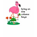 Bachelorette Flamingo/Cabana Boys T-Shirt by ChiaPetRescue Bachelorette Flamingo/Cabana Boys T-Shirt