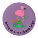 Bachelorette/Flamingo Magnet