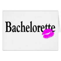 Bachelorette (Kiss) cards by WeddingZazzle Bachelorette (Kiss) cards