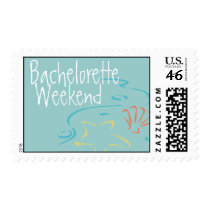 Bachelorette Party Beach Wedding Postage