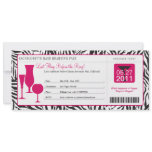 Bachelorette Party Boarding Pass Invites