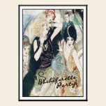 Bachelorette Party Bridal Mayhem Vintage Art Deco invitations