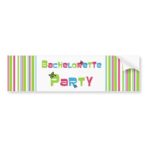 Bachelorette Party Bumper Sticker