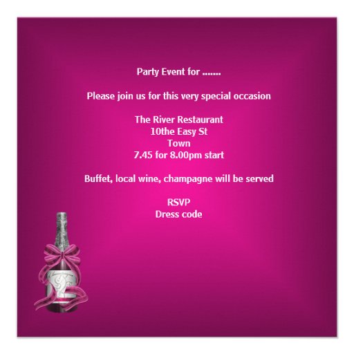Bachelorette Party Corset Zebra Black Pink Shoes Personalized Announcements