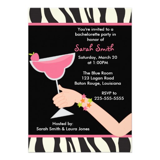 Bachelorette Party Custom Invites