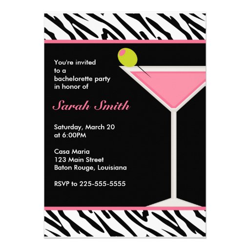Bachelorette Party Custom Invites