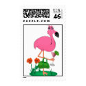 Bachelorette Party Flamingo Postage Stamp