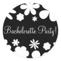 Bachelorette Party Flower Power Envelope Seal stickers by hummingbirdcake Bachelorette Party Flower Power Envelope Seal stickers