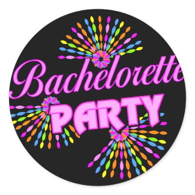 Bachelorette Party Gift Sticker