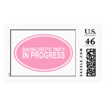 Bachelorette Party In Progress Invitation Postage