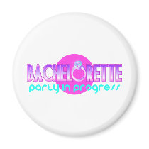 Bachelorette Party in Progress Fridge Magnets