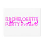 Bachelorette Party In Progress Postcards