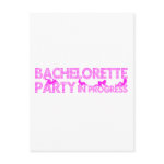 Bachelorette Party In Progress Post Cards
