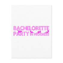 Bachelorette Party In Progress Post Cards