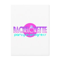 Bachelorette Party in Progress Post Card