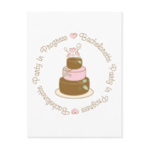 Bachelorette Party in Progress Wedding Tee Gifts Post Cards