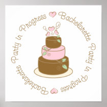 Bachelorette Party in Progress Wedding Tee Gifts Print