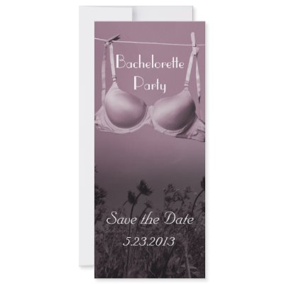 Bachelorette Party Custom Announcements by WeddingEvents