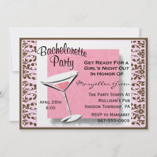 Bachelorette Party Invitation invitation