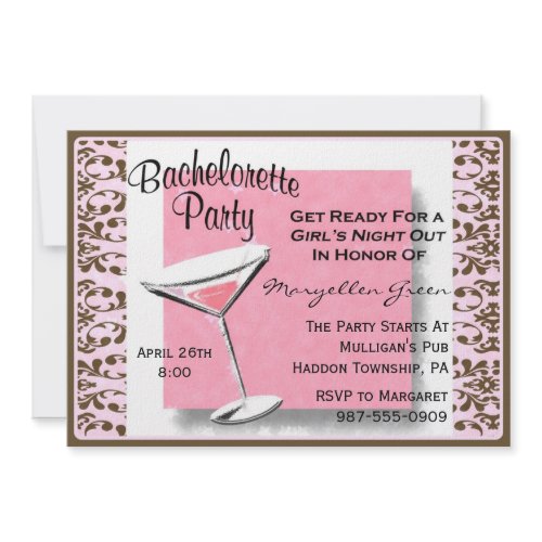 Bachelorette Party Invitation invitation