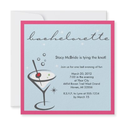 bachelorette party invitation