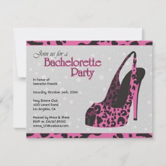 Bachelorette Party Invitation invitation