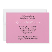 Bachelorette Party Invitation