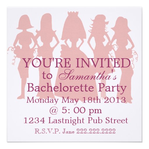 Bachelorette Party Invitation