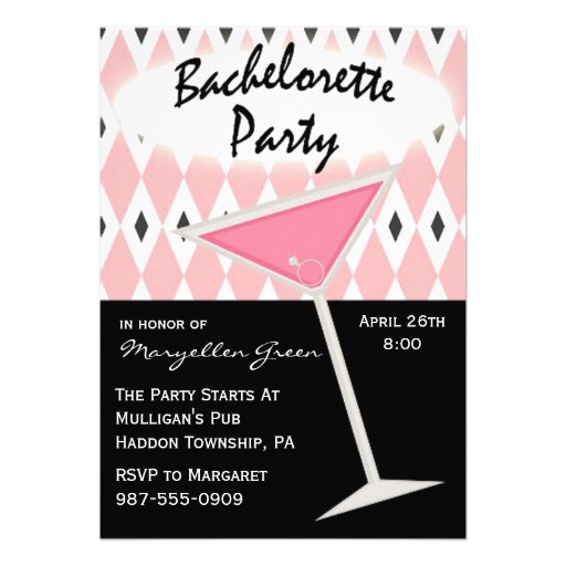 Bachelorette Party Invitation