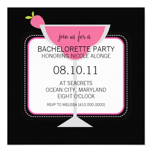 Bachelorette Party Invitation