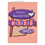 Bachelorette Party invitation Greeting Card