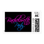 Bachelorette Party Invitation Postage Stamp