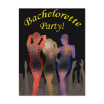 Bachelorette Party Invitation Template Postcards