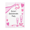 Bachelorette Party Invite postcards by frugalbride Bachelorette Party Invite postcards