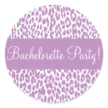 Bachelorette Party Leopard Envelope Sticker Seal