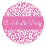 Bachelorette Party Leopard Envelope Sticker Seal