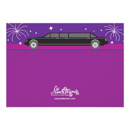 Bachelorette Party Limousine Invitations