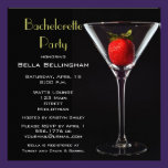 Bachelorette Party Martini Glass  Invitation invitations