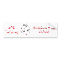 Bachelorette Party Onboard bumper stickers by WeddingsBest Bachelorette Party Onboard bumper stickers