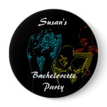 Bachelorette Party Pin Back Button Template