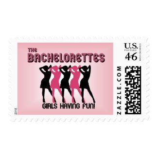 Bachelorette Party postage stamp