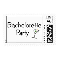 Bachelorette Party postage stamps