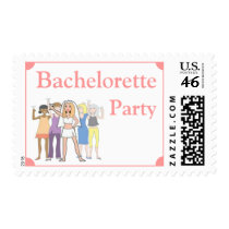 Bachelorette Party Postage Stamp